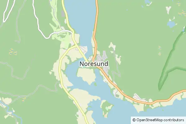 Mapa Noresund