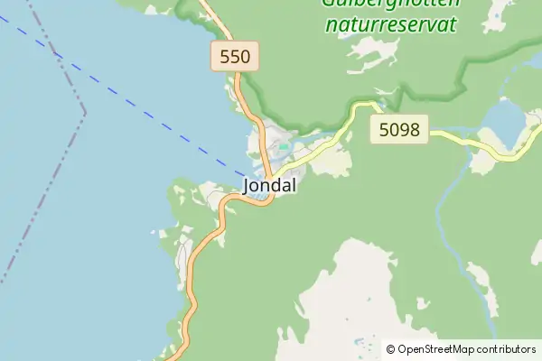 Mapa Jondal