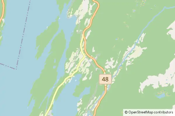 Mapa Holmefjord