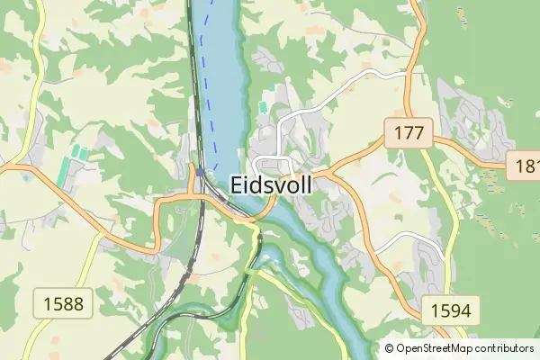 Mapa Eidsvoll