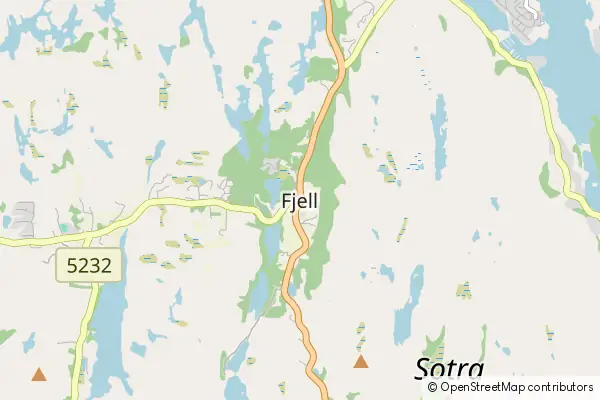 Mapa Fjell