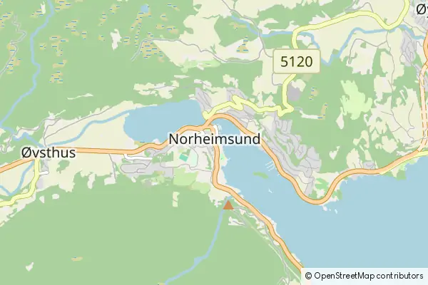 Mapa Norheimsund