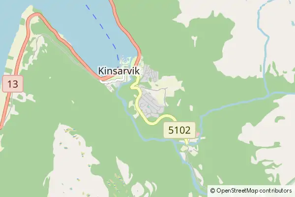 Mapa Kinsarvik