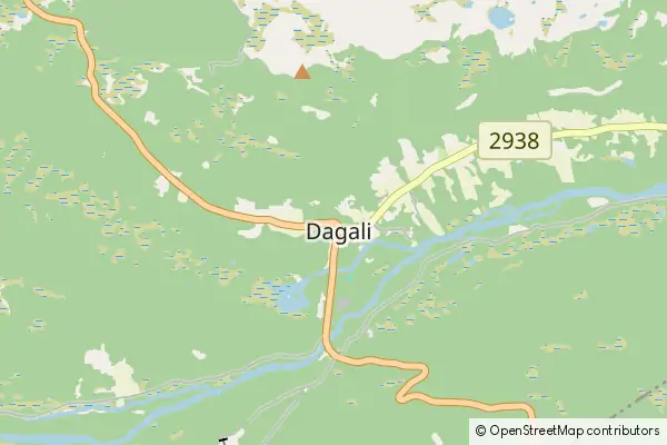 Mapa Dagali