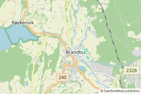 Mapa Brandbu