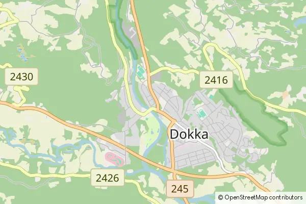 Mapa Dokka