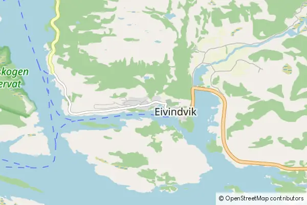 Mapa Eivindvik