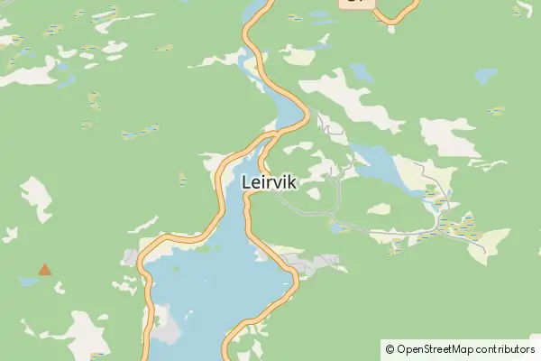 Mapa Leirvik