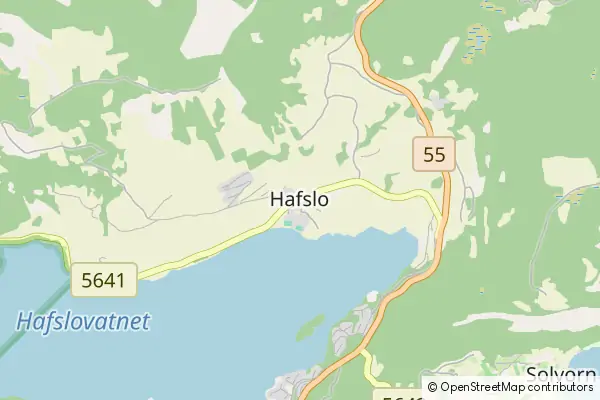 Mapa Hafslo