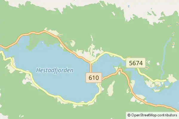 Mapa Hestad