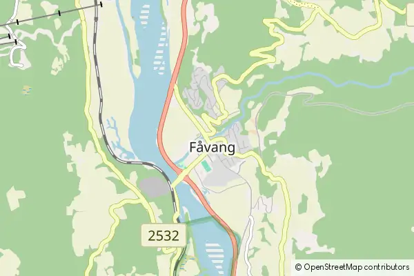 Mapa Fåvang