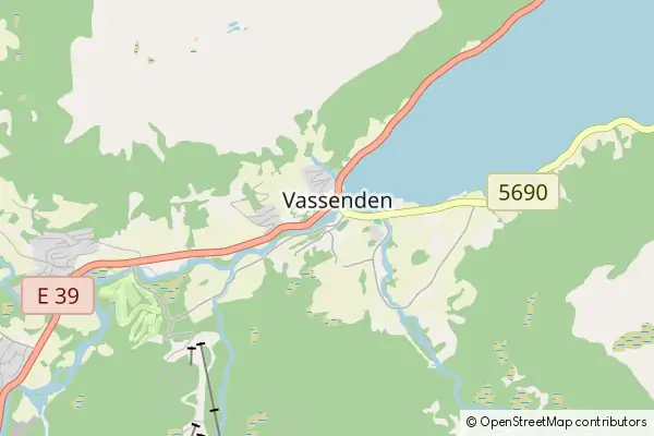 Mapa Vassenden