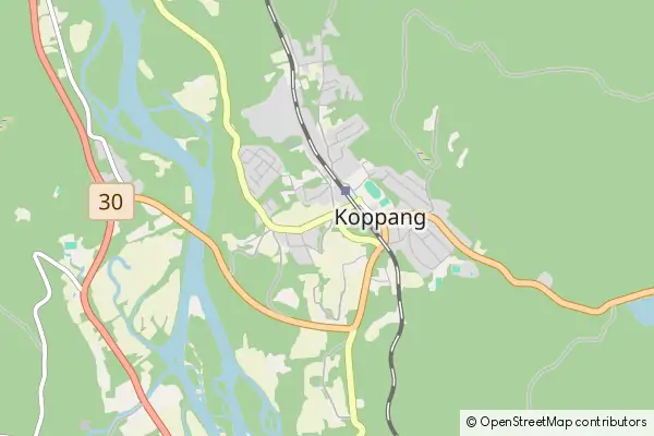 Mapa Koppang