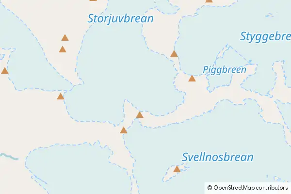 Mapa Jotunheimen