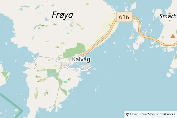 Mapa Kalvåg