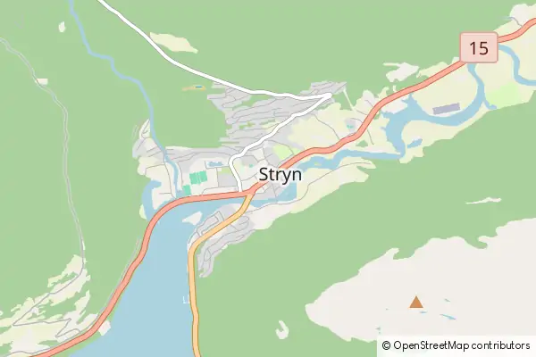 Mapa Stryn