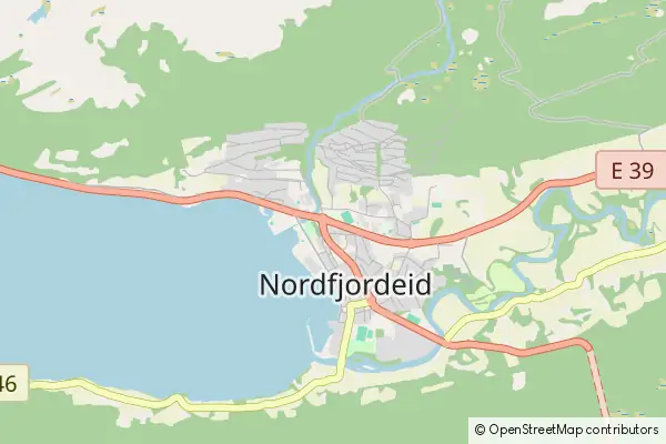 Mapa Nordfjordeid