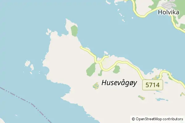 Mapa Husevåg