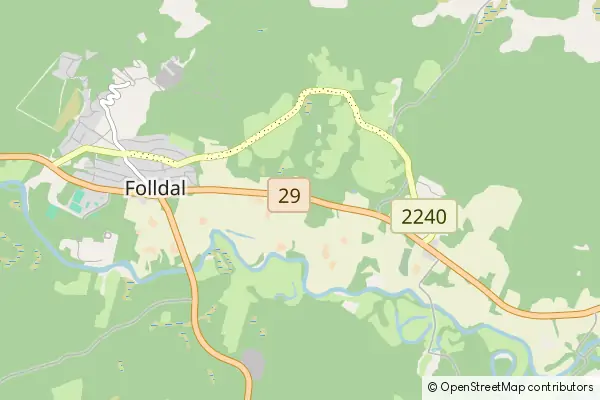 Mapa Folldals Verk