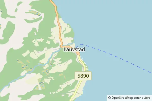 Mapa Lauvstad