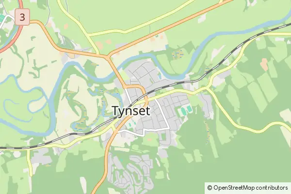 Mapa Tynset