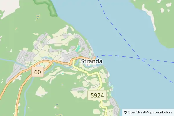 Mapa Stranda