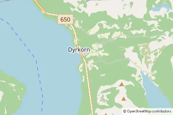 Mapa Dyrkorn