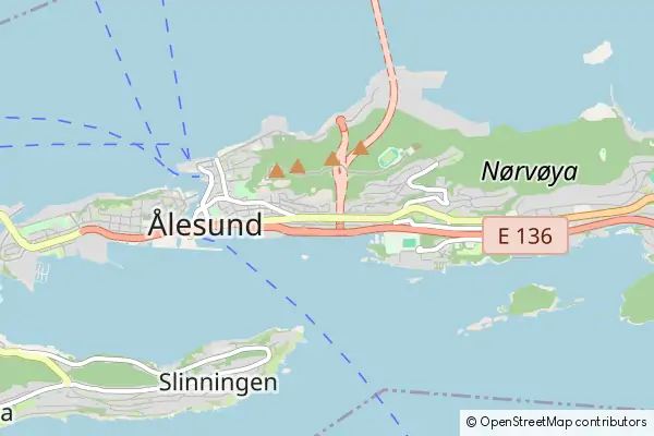 Mapa Ålesund