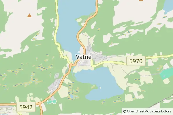 Mapa Vatne