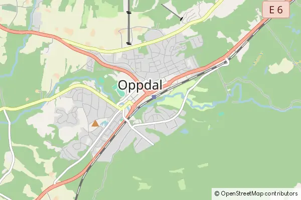 Mapa Oppdal