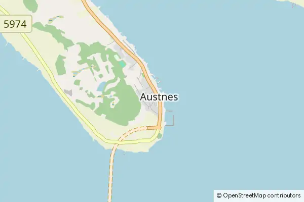 Mapa Austnes