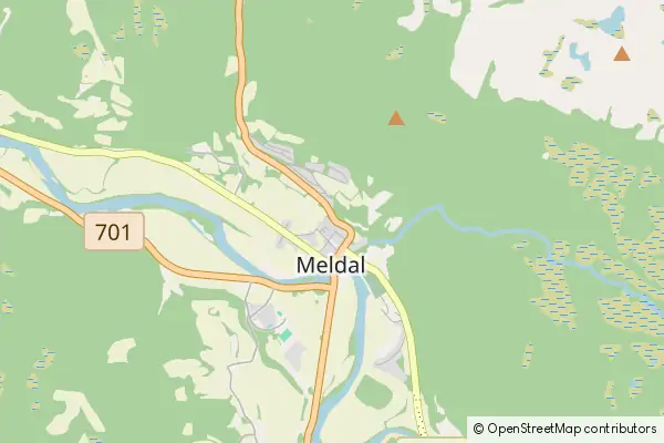 Mapa Meldal