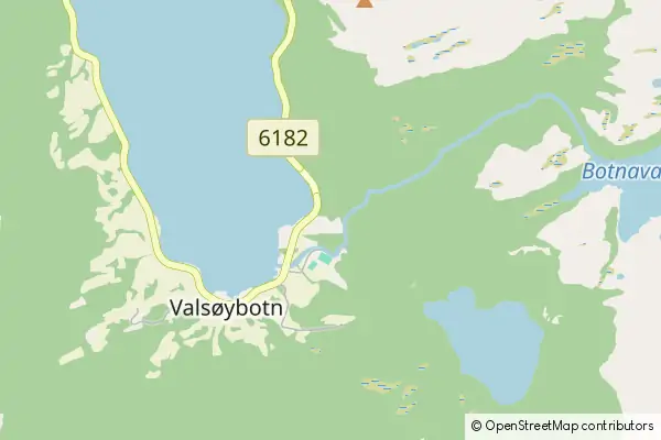 Mapa Valsoybotn