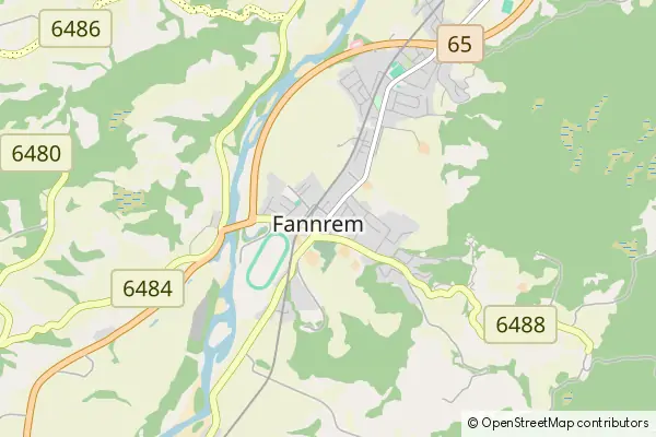 Mapa Fannrem