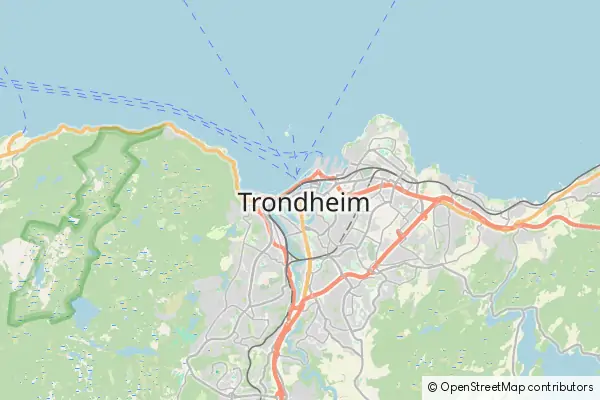 Mapa Trondheim