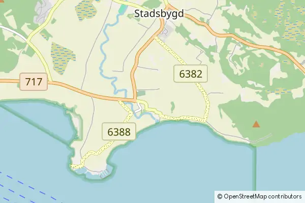 Mapa Stadsbygd