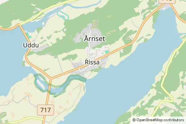 Mapa Årnset