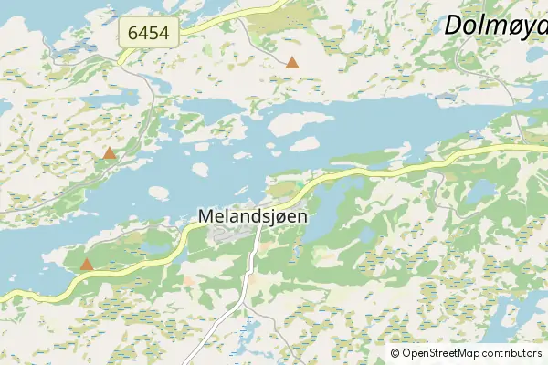 Mapa Melandsjoen