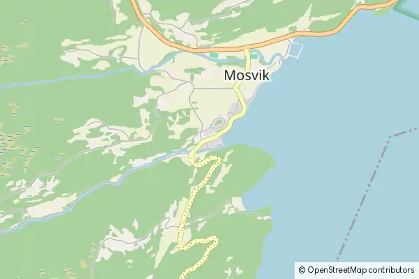 Mapa Mosvik