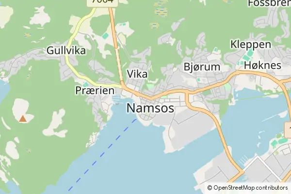 Mapa Namsos