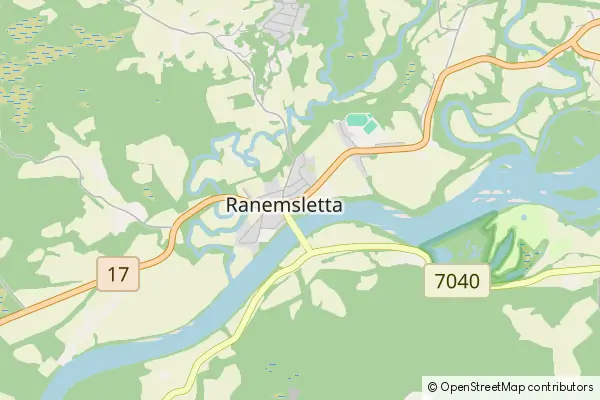 Mapa Ranemsletta