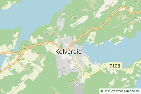 Mapa Kolvereid