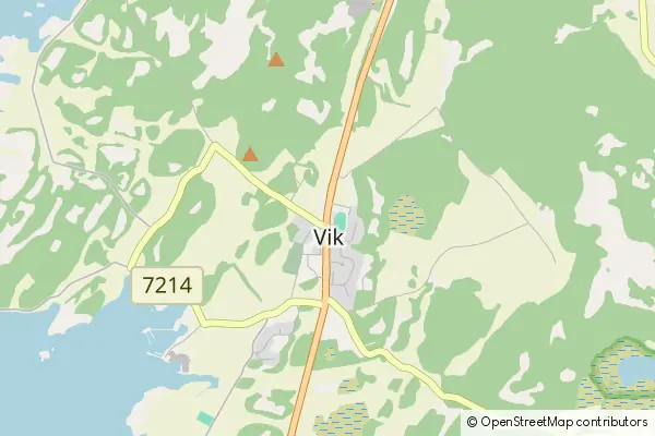 Mapa Vik i Helgeland