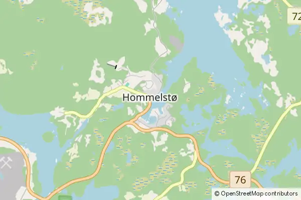 Mapa Hommelsto