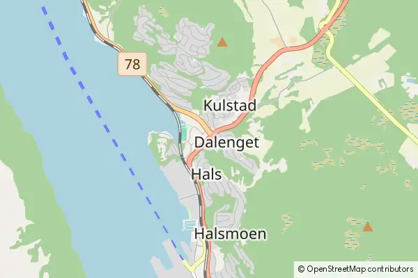 Mapa Mosjoen