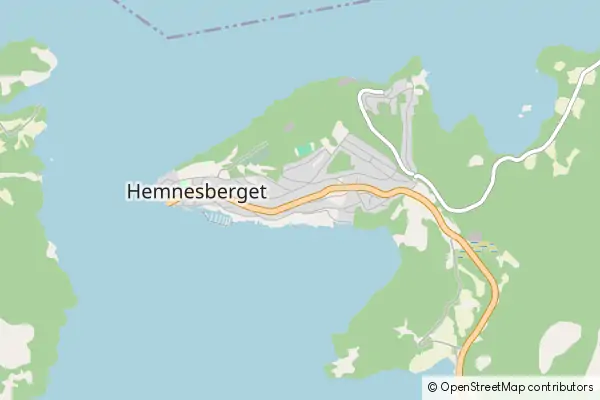 Mapa Hemnesberget