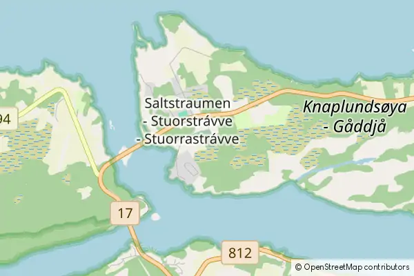 Mapa Saltstraumen