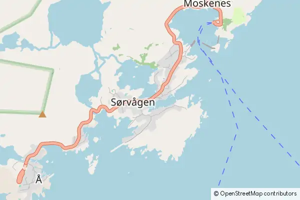 Mapa Sorvagen