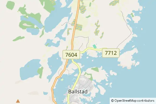 Mapa Ballstad