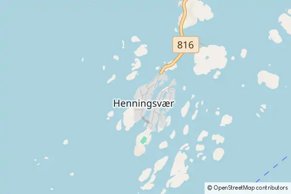 Mapa Henningsvaer